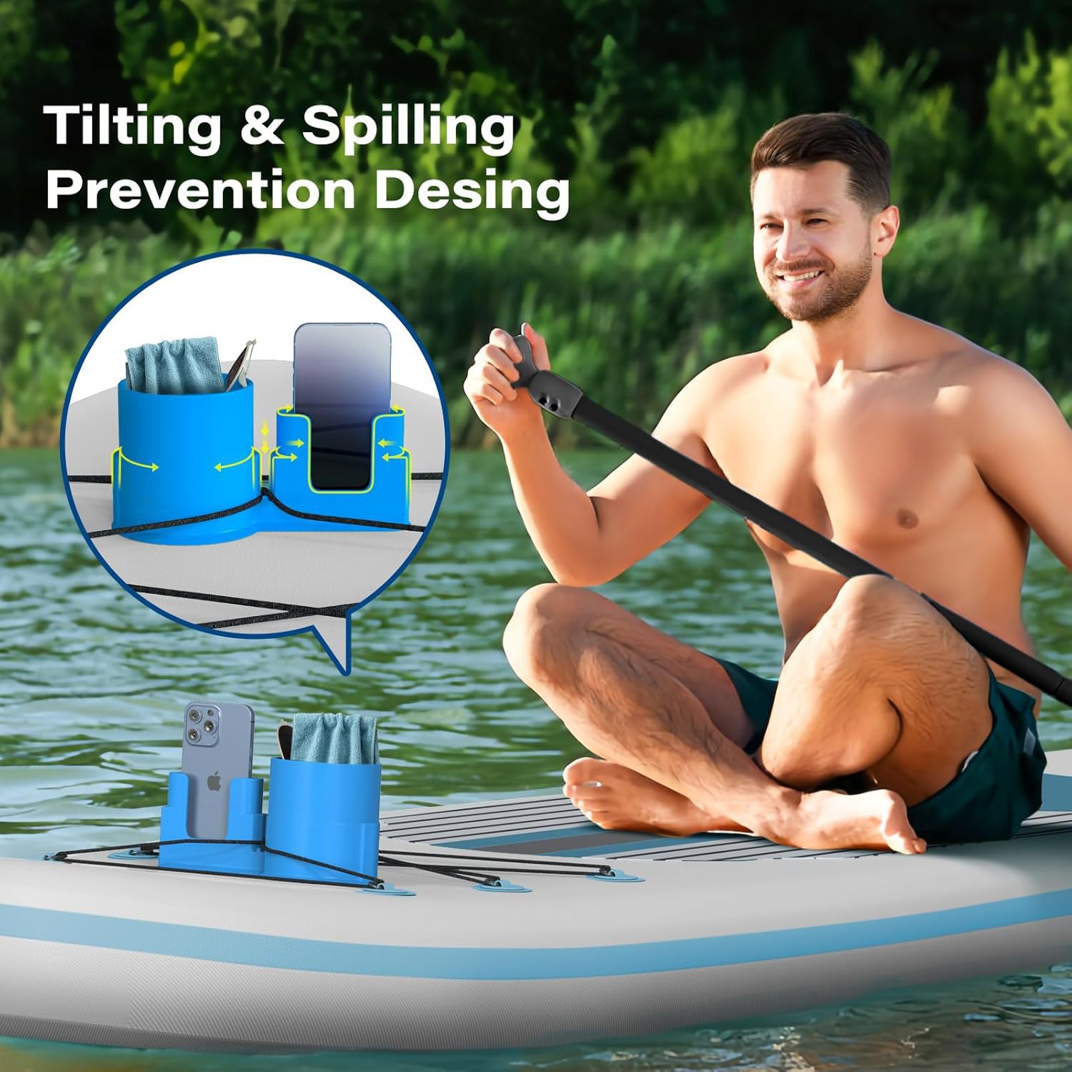 Fishing Boat Anchor - Kajak Bekerhouder Surfplank Kajak Drank Telefoonstandaard