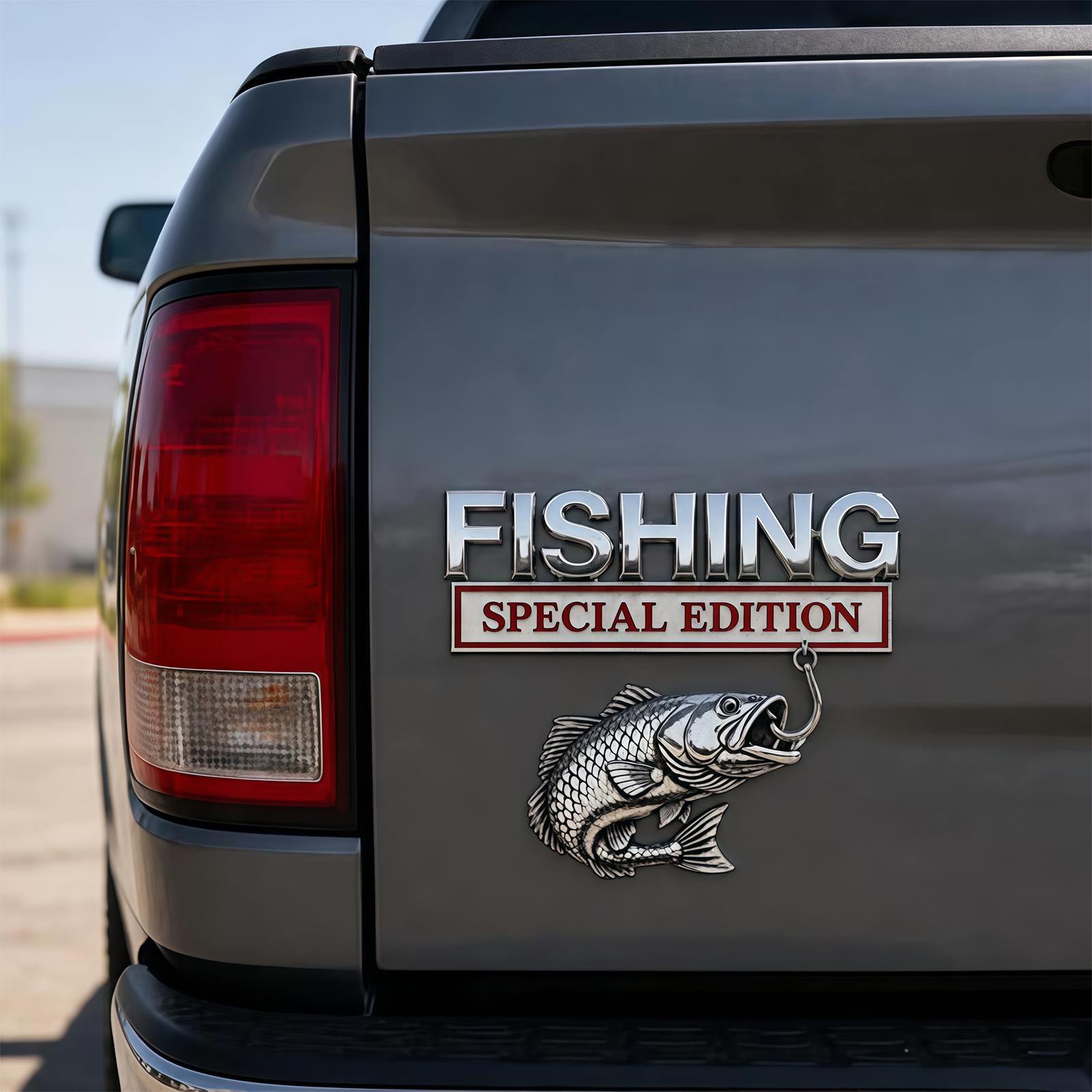 Fishing Boat Trolling Motor - Auto-emblemen en -badges Metaal Vissen Speciale