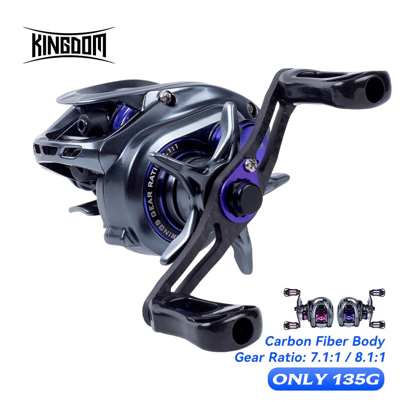 Kastking Reel Zephyr - Kingdom Baitcasting Visserij Reel 135g Ultra