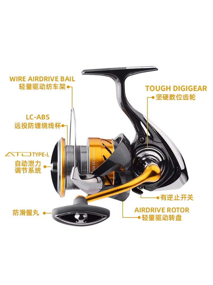 24 DAIWA REVROS CS LT Spinning - Kastking Reel Zephyr recensie en prijs