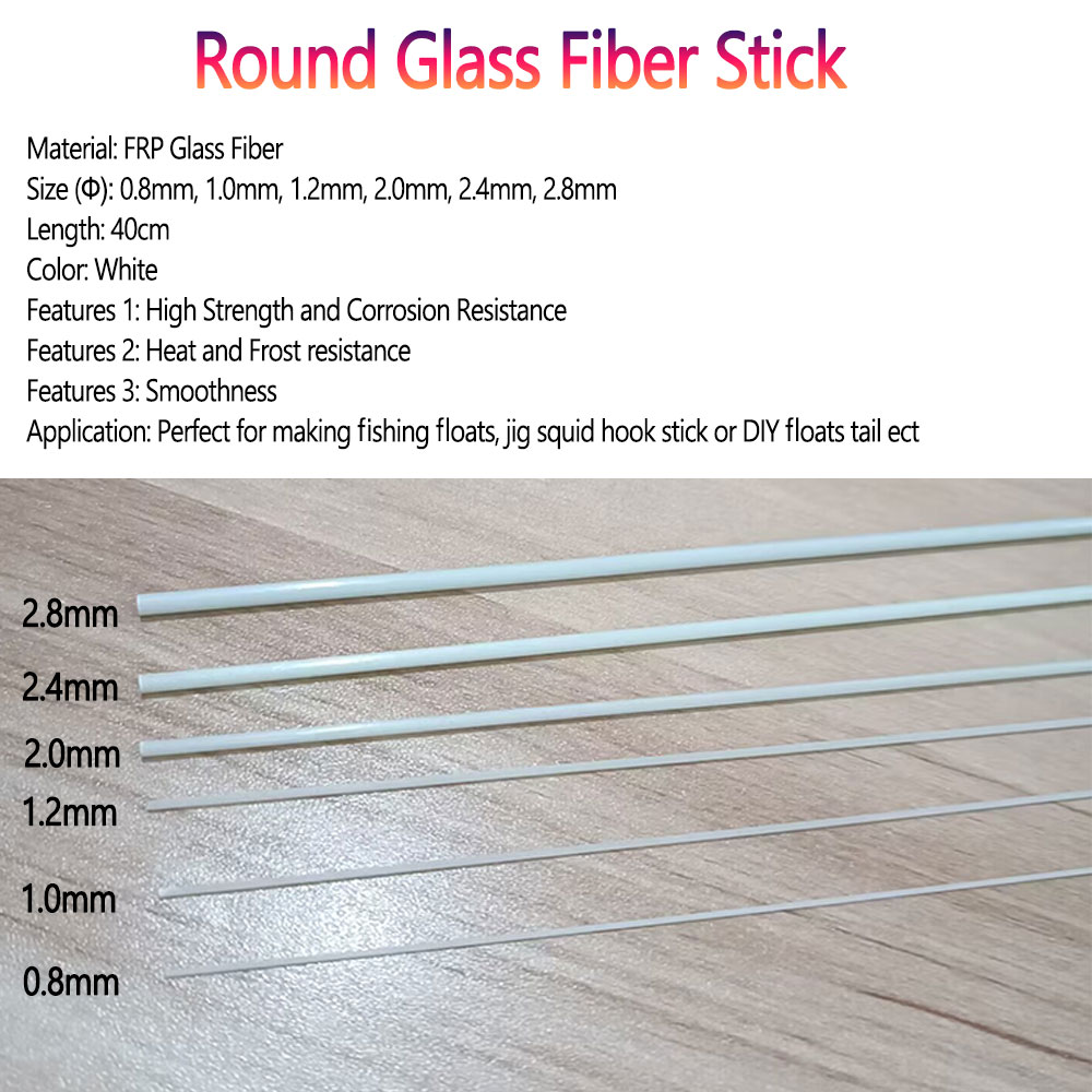 Bimoo 10/20pcs 0.8mm ~ 2.8mm R - Fishing Boat Fiberglass recensie en prijs