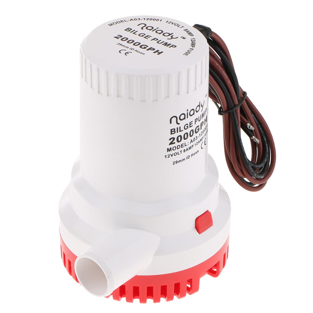 Elektrische bilgepomp 2000GPH  - Fishing Boat Bilge Pump recensie en prijs