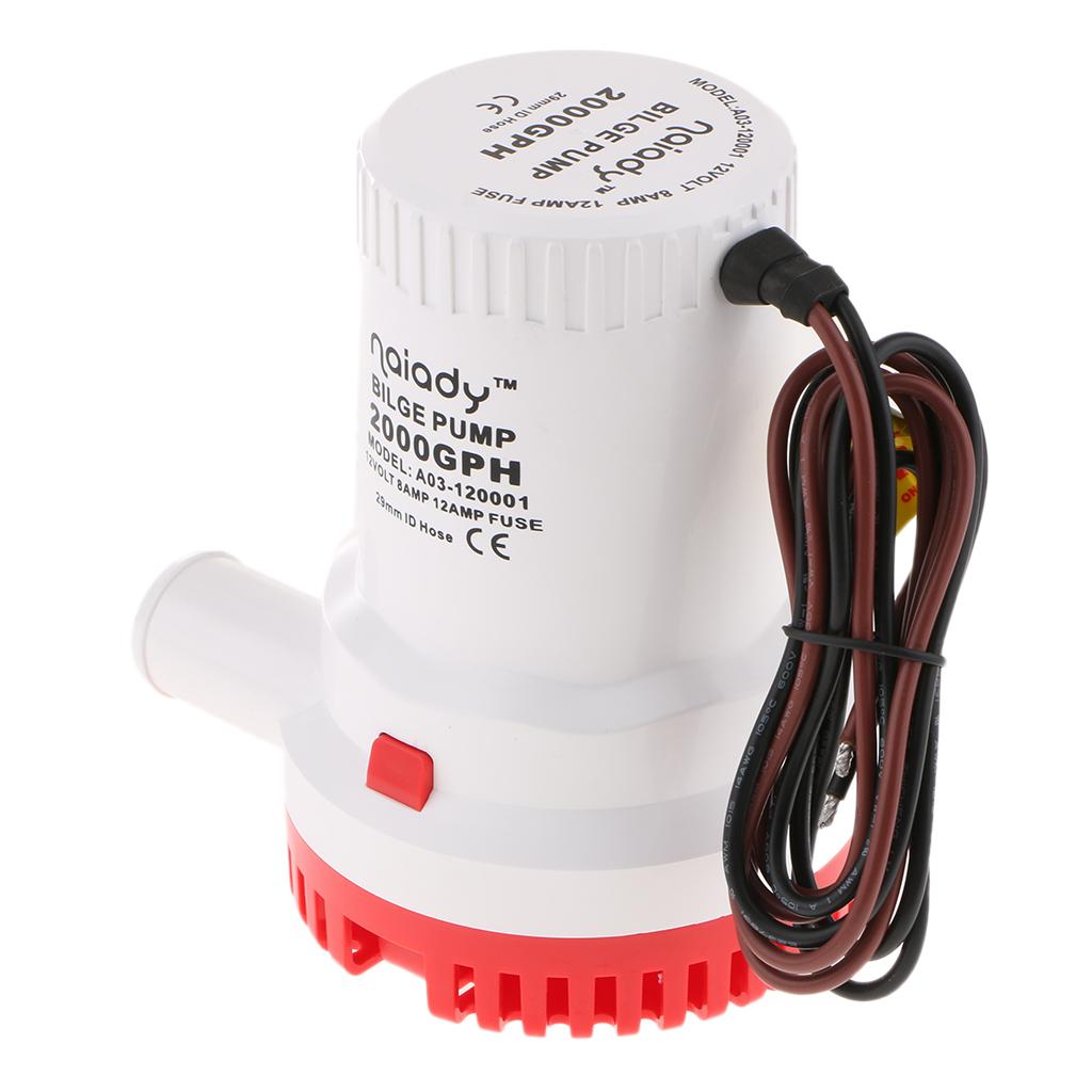 Elektrische bilgepomp 2000GPH  - Fishing Boat Bilge Pump recensie en prijs