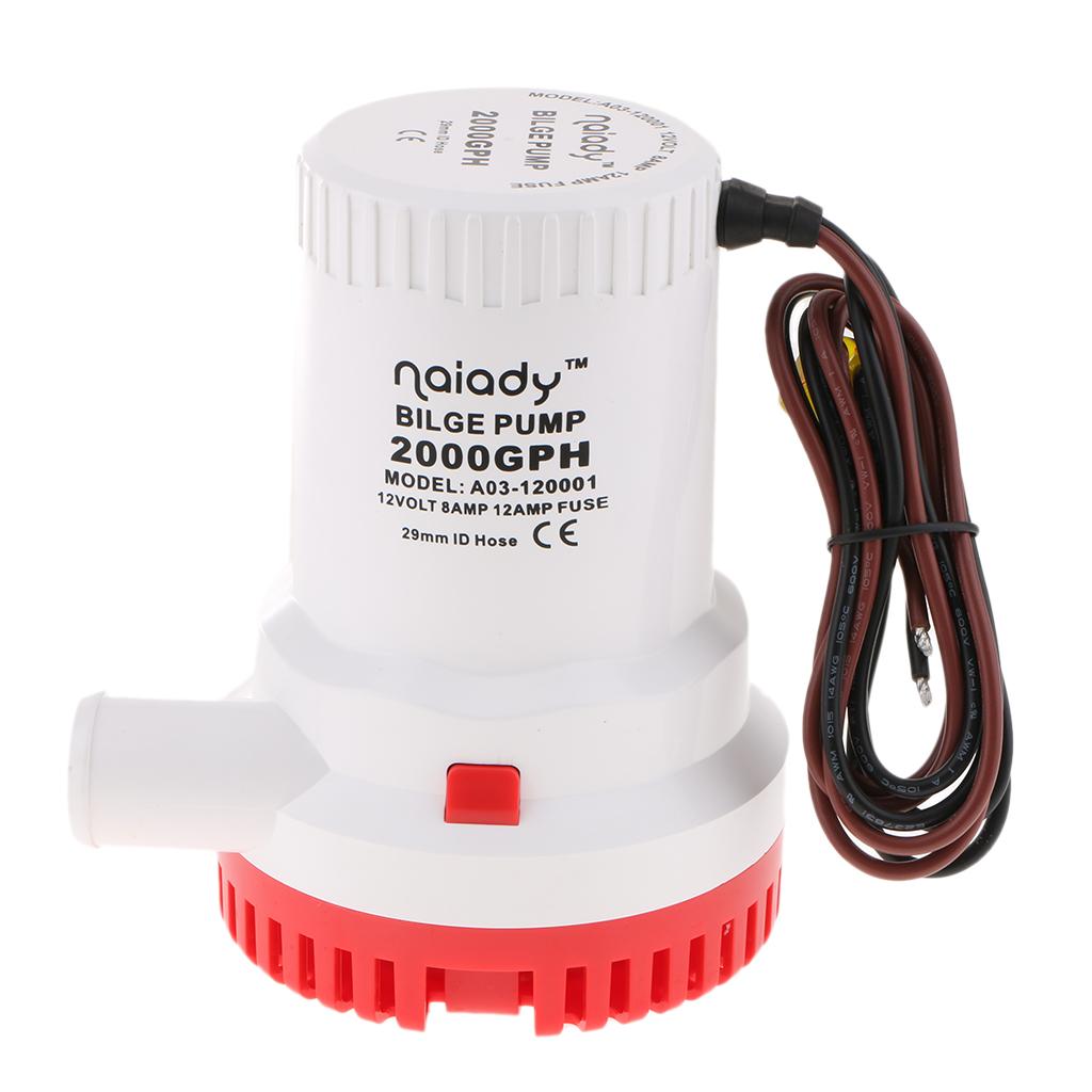 Elektrische bilgepomp 2000GPH  - Fishing Boat Bilge Pump recensie en prijs