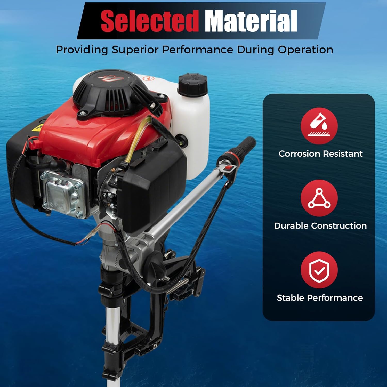 4PK buitenboordmotor, 4-takt 5 - Fishing Boat Outboard Motor recensie en prijs