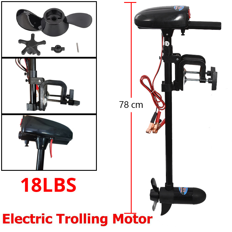 Elektrische bootmotor 18LBS/28 - Fishing Boat Trolling Motor recensie en prijs