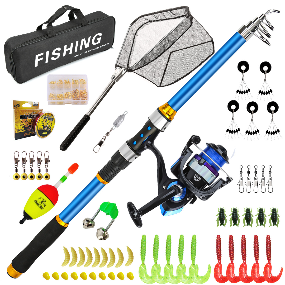 2,1-3,6M telescopische glasvez - Fishing Boat Fiberglass recensie en prijs