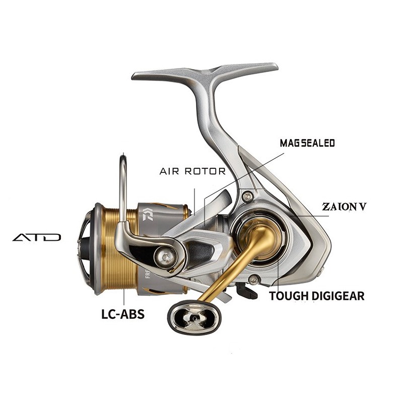 DAIWA 21 FREAMS LT Spinning Vi - Daiwa Reel Fuego recensie en prijs