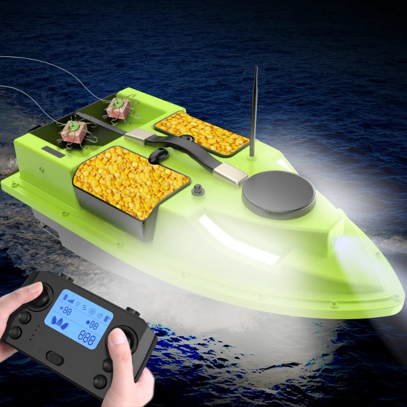 D19 GPS RC Aasboot 600M 4 Bakj - Fishing Boat Gps recensie en prijs